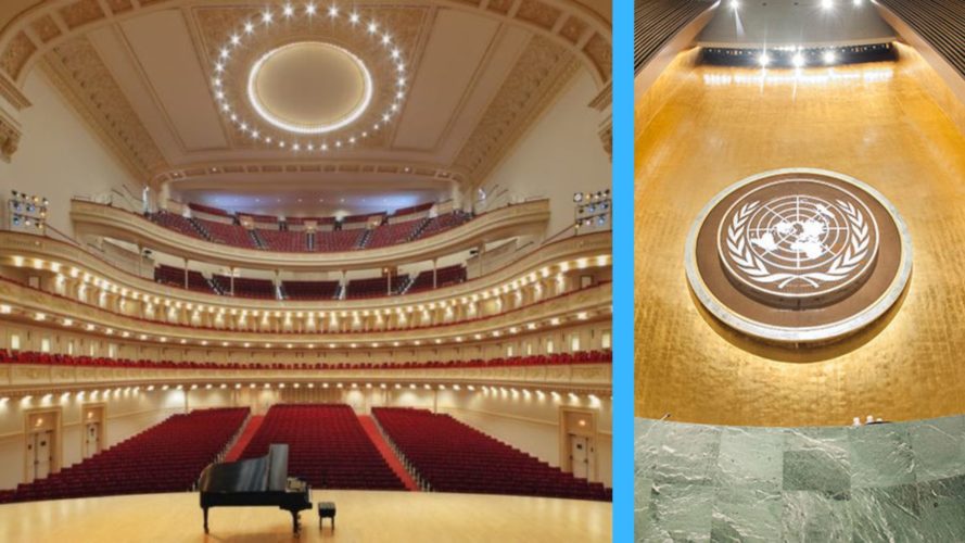 Carnegie Hall and United Nations