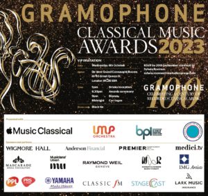 Gramophone Classical Music Awards 2023 Invitation